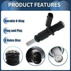 Set of 6 Fuel Injectors for Mercedes-Benz W204 C230 C280 C350 (2005–2014)