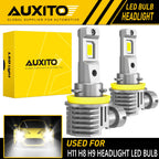 AUXITO H11 H8 H9 LED Headlight Bulbs Kit (6500K, CANBUS)