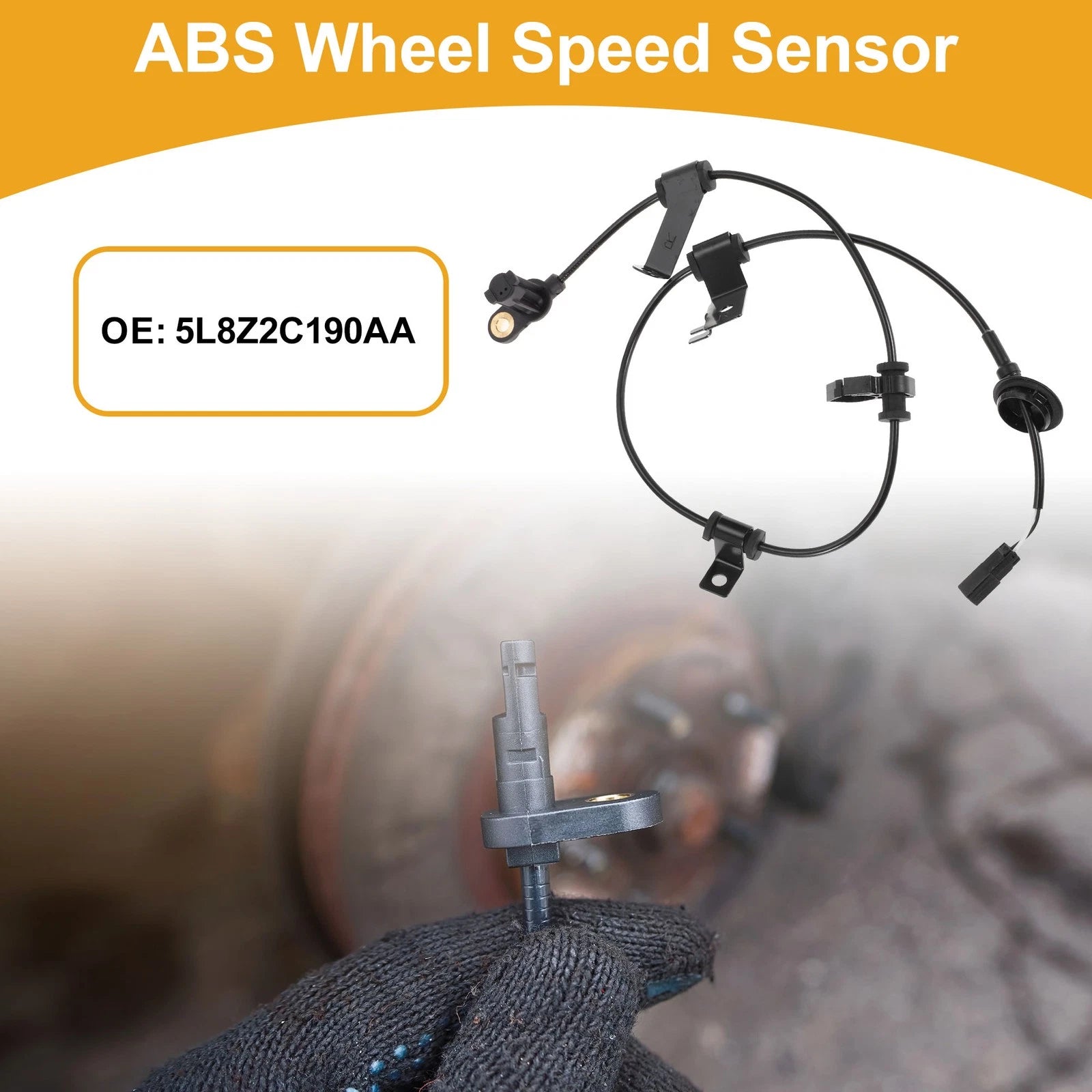 ABS Wheel Speed Sensor No. 5L8Z2C190AA for Ford Escape (2001–2007) Rear Right