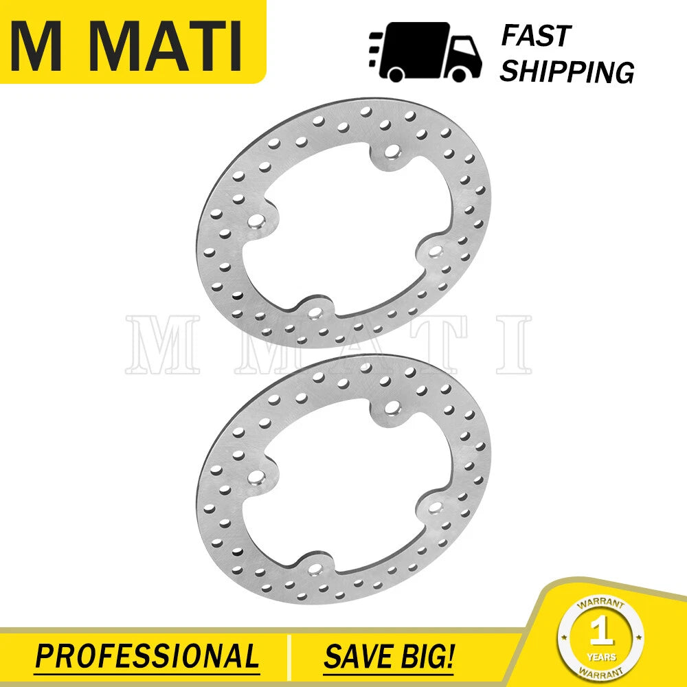 2 Front Brake Disc Rotors for Polaris RZR S 800 EFI (2009–2014)