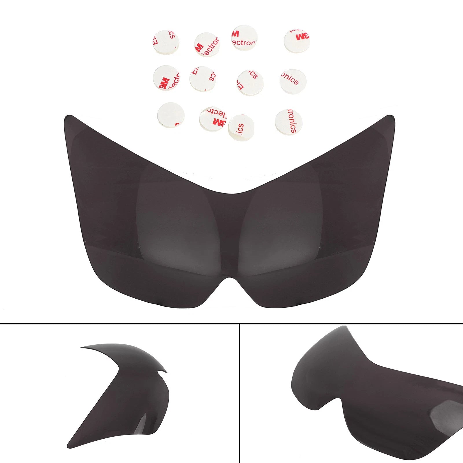 Front Headlight Lens Protection Cover Smoke for Kawasaki Ninja Z1000 (2003–2006)
