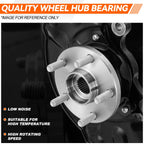 Front Left Loaded Wheel Bearing Hub Knuckle Assembly for Toyota Corolla (2003–2008)