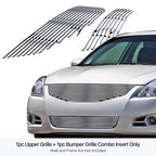 Stainless Chrome Billet Grille Insert for Nissan Altima Sedan (2010-2012)