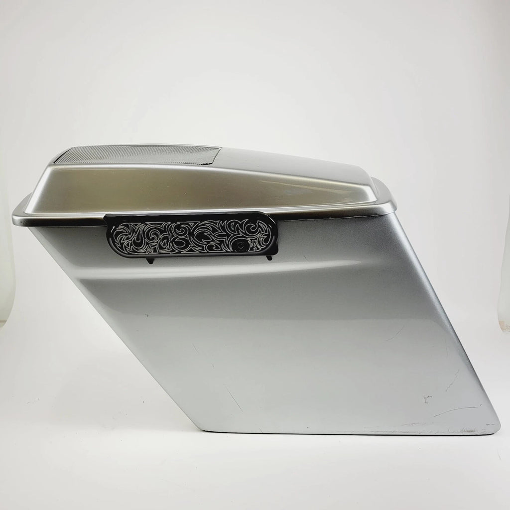 5" Stretched Extended Left Saddlebag Speaker Lid for Harley Touring (1993–2013)