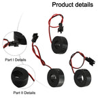 3pcs AC Voltage Current Meter LED Display 60-500V 100A Monitoring Tool