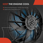 Cooling Fan Assembly with Shroud for Kia Sportage (1995–2002)
