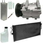 A C Compressor Kit Replacement with Condenser for Mazda 3 (2004–2010)