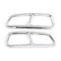 Stainless Steel Exhaust Muffler Tail Pipe Trim Cover for Audi A6 S6 (2015-2018)
