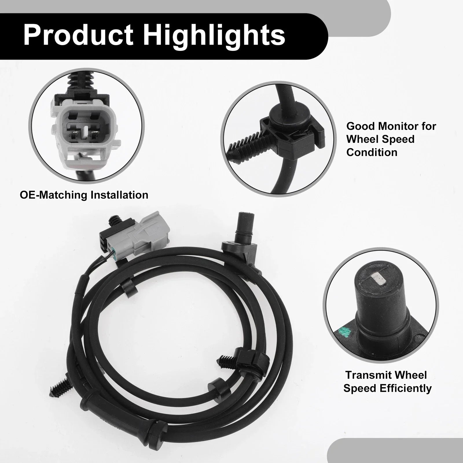 ABS Wheel Speed Sensor for Dodge Ram (2010-2018) - 1 x Rear Left/Right