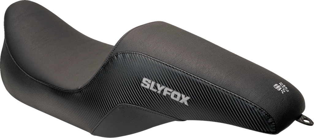 Drifter Seat for FL (2008–2023) - Gray Logo, Smooth Vinyl, Carbon Fiber