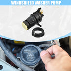 Windshield Washer Motor Pump with Grommet for Honda Civic (Pack of 1)