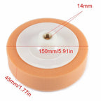 3X 6-Inch Polishing Mop Pads for Car Buffing M14-Thread