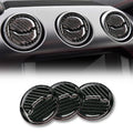 9Pcs Carbon Fiber Air Vent Trim Cover for Ford Mustang (2015–2019)