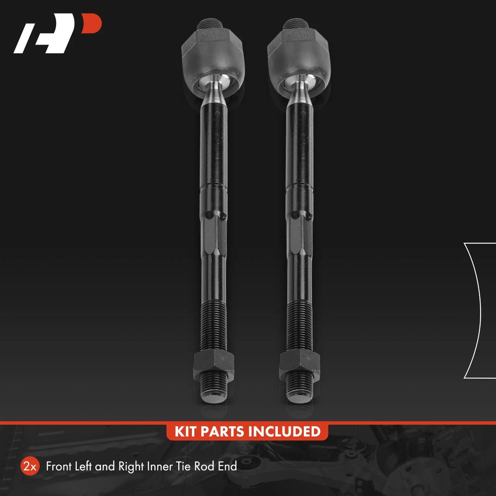 2X Front Inner Tie Rod Ends for Buick LaCrosse (2010-2012) Cadillac XTS