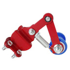 Chain Tensioner Roller Adjuster for Universal ATV Dirt Bike (Red/Blue)