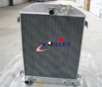 64mm 3 Core Aluminum Radiator + Fan for 1932 Ford HiBoy (1932)