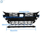 Front Bumper Upper Grille for Nissan Altima SR (2023–2024) Black Plastic