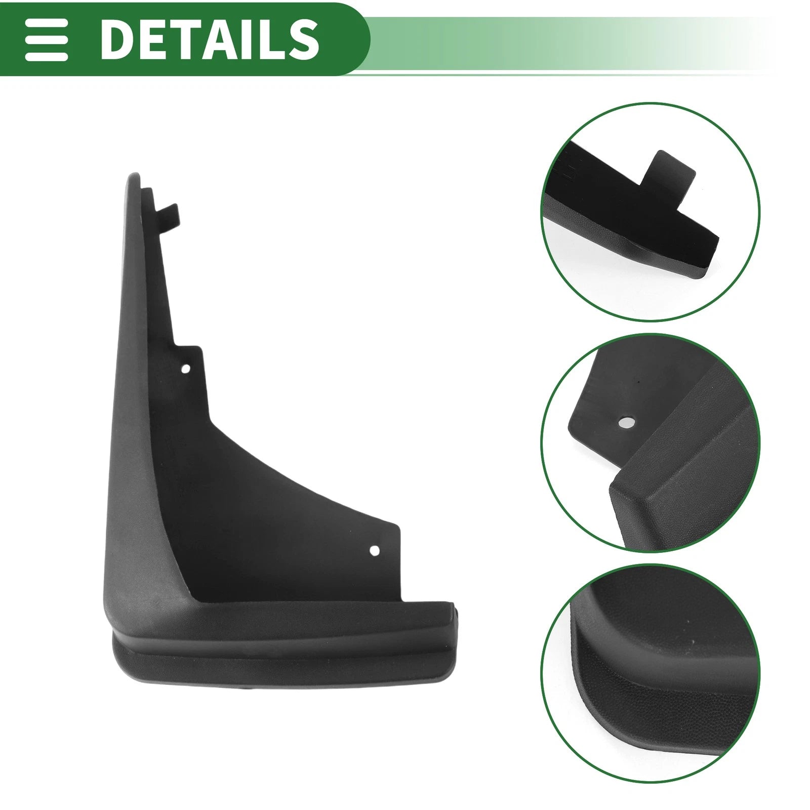 Mud Flaps Splash Guards for Ford Edge 2.0T (2012–2017) W/ Mount Accessories