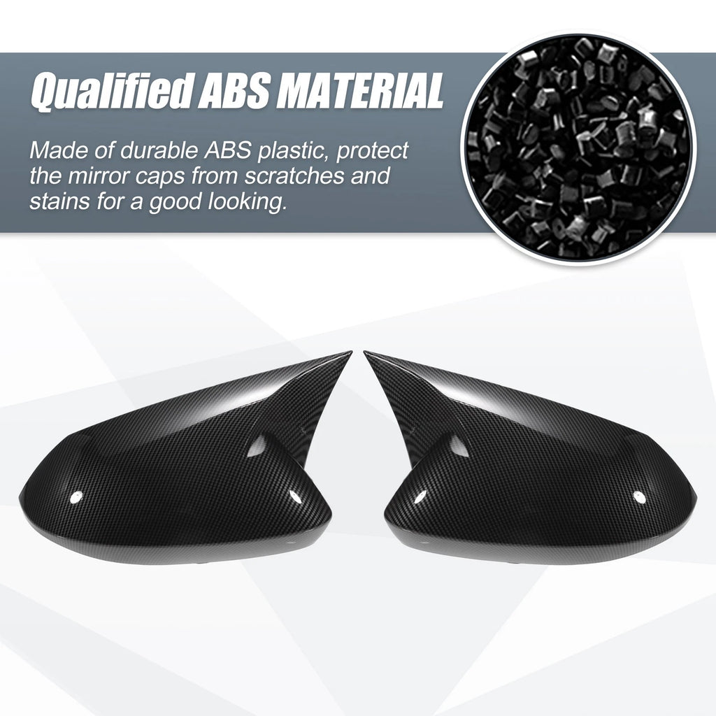 1 Pair Rearview Mirror Cover Overlay for Toyota Corolla (2014–2023) 767153441400