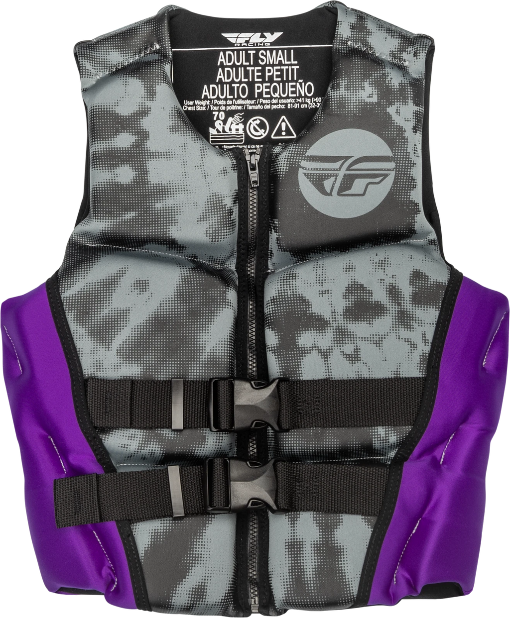 Fly Racing Neoprene Flotation Vest for Watercraft (Medium)