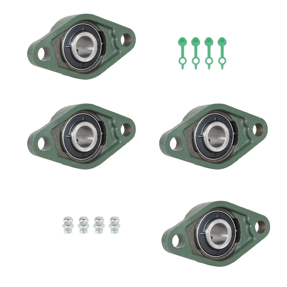 Set of 4 Pillow Block Flange Mounted Bearings for Various Models (YYYY–YYYY)