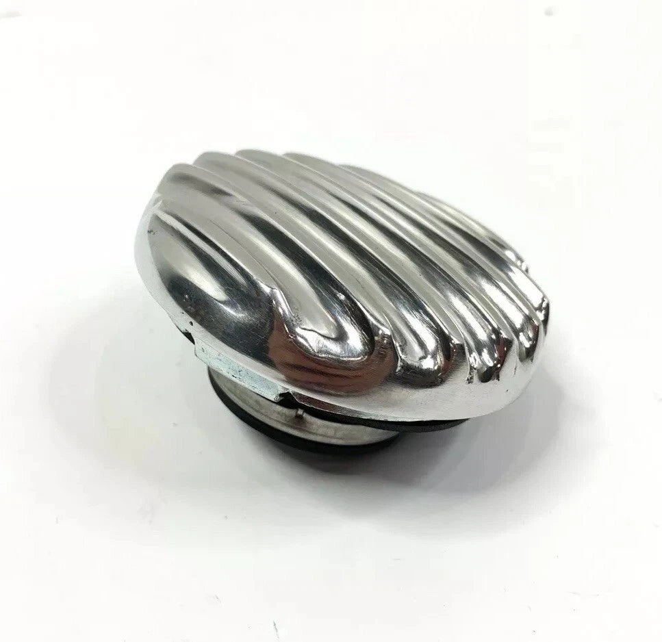 Radiator Cap Polished Finned Replacement Aluminum for Polished Show Use (—)