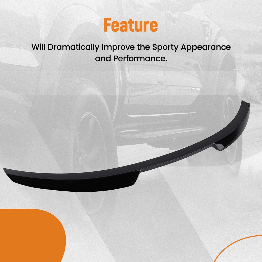 Black Trunk Wing Spoiler for Toyota Corolla (2020-2024)