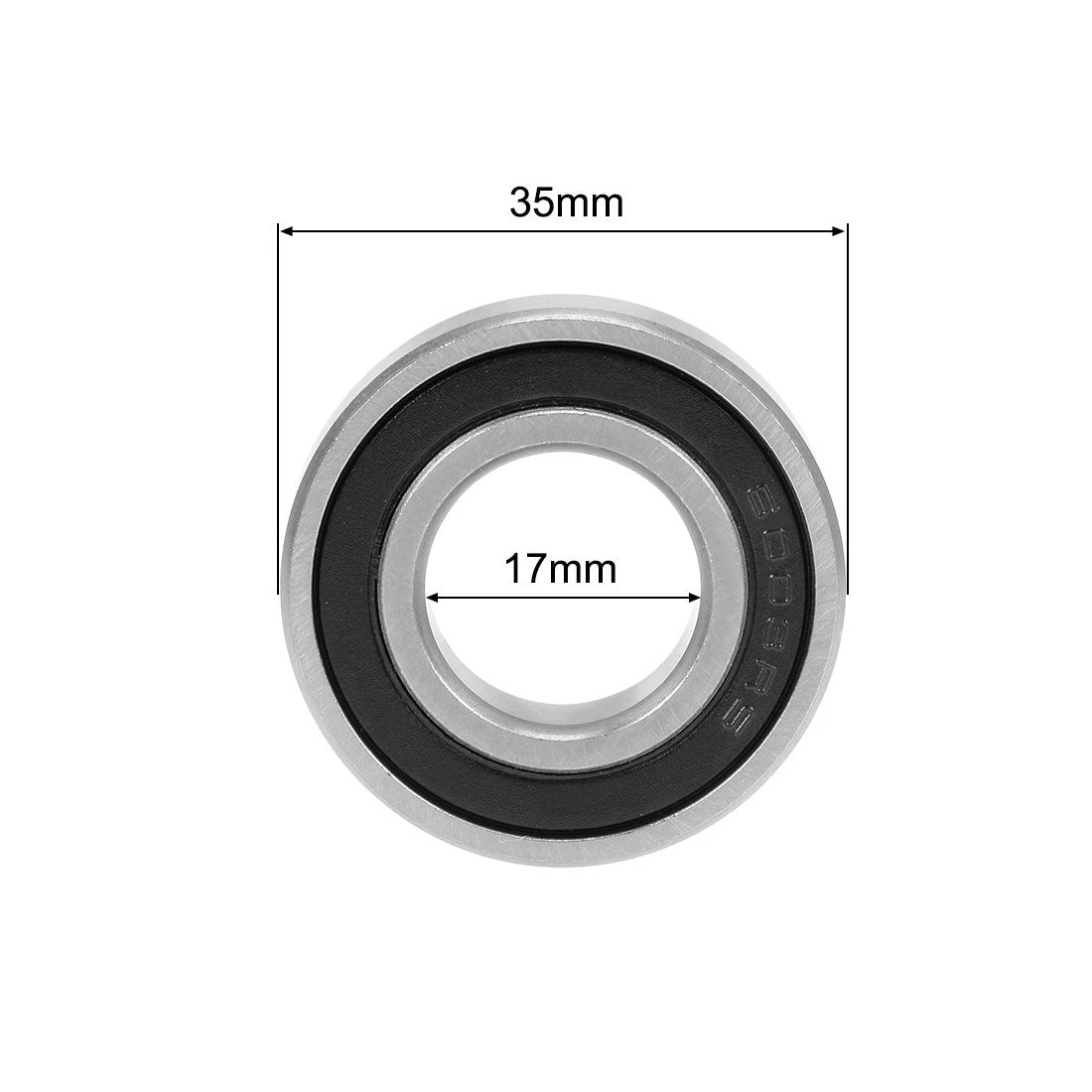 Set of 2 6003-2RS Ball Bearings for Various Models (17x35x10mm)