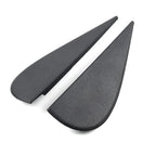 Black Door Side Mirror Triangle Flag Applique for Jeep Wrangler (2007-2018)