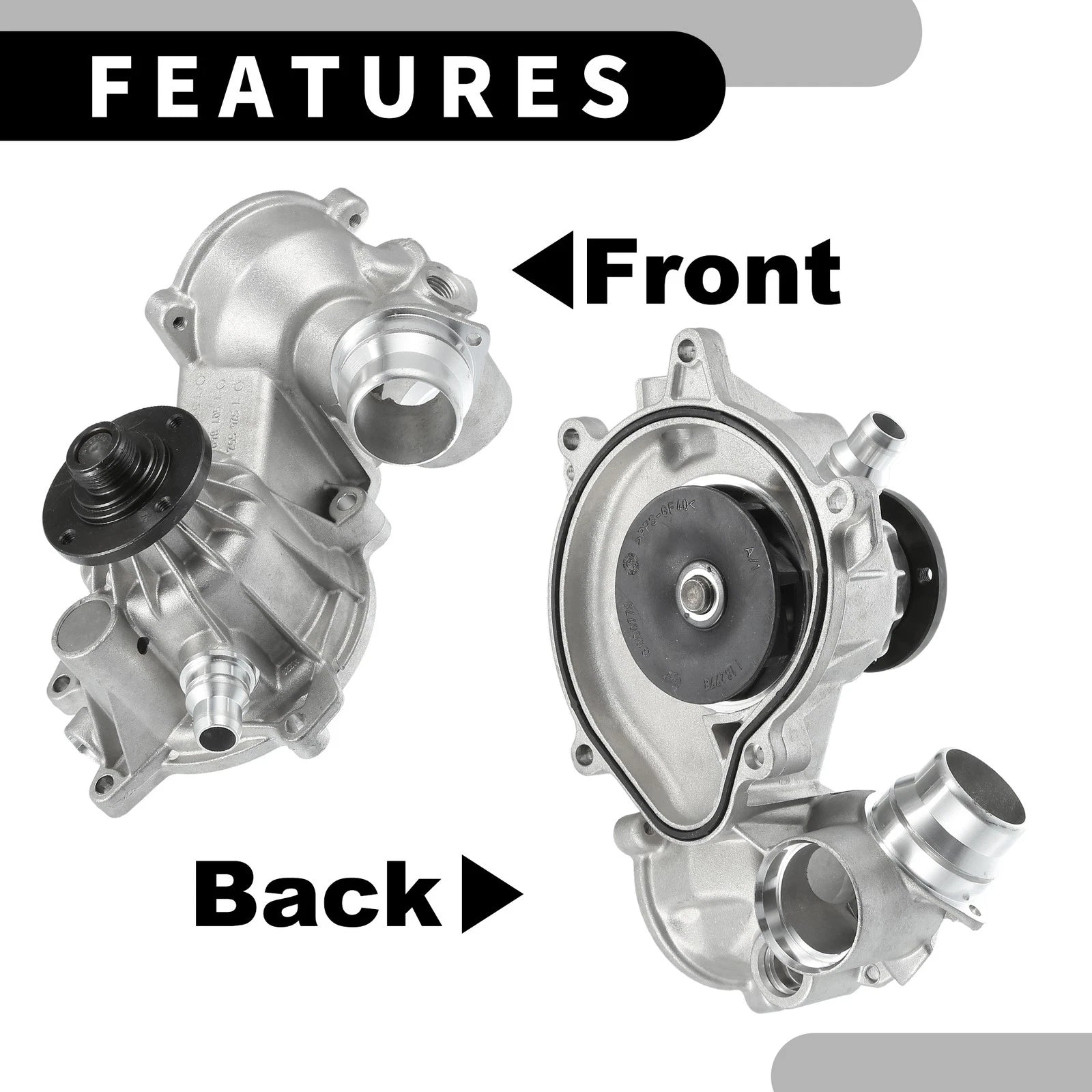Water Pump for BMW 745i, 745Li (2002–2003) No. 11517586780