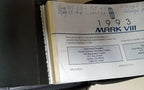 Owners Manual Collection for Lincoln Mark VIII (1993)