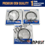 Set of 3 Piston Rings STD for Yanmar 3T72HL (72mm)