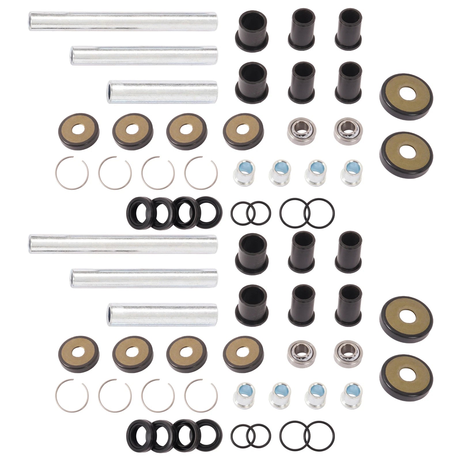 Rear Upper & Lower A-Arm Bushing Shaft Kit for Honda Rincon TRX650 TRX680 (2003–2022)