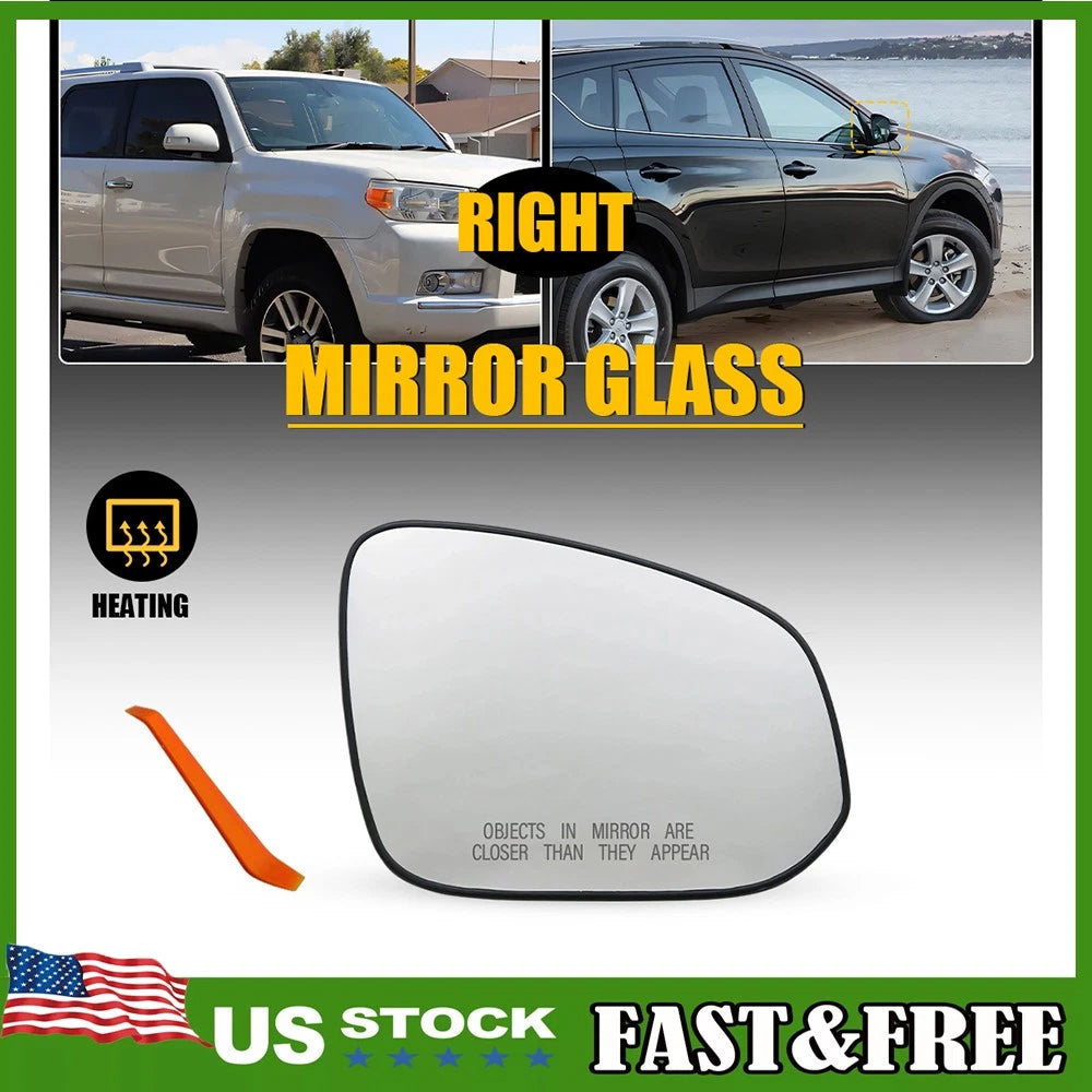 Heated Passenger Mirror Glass for Toyota RAV4 (2013â2018)