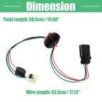Headlight Lamp Wiring Harness for Dodge Ram 1500 2500 3500 4500 (2002-2023)