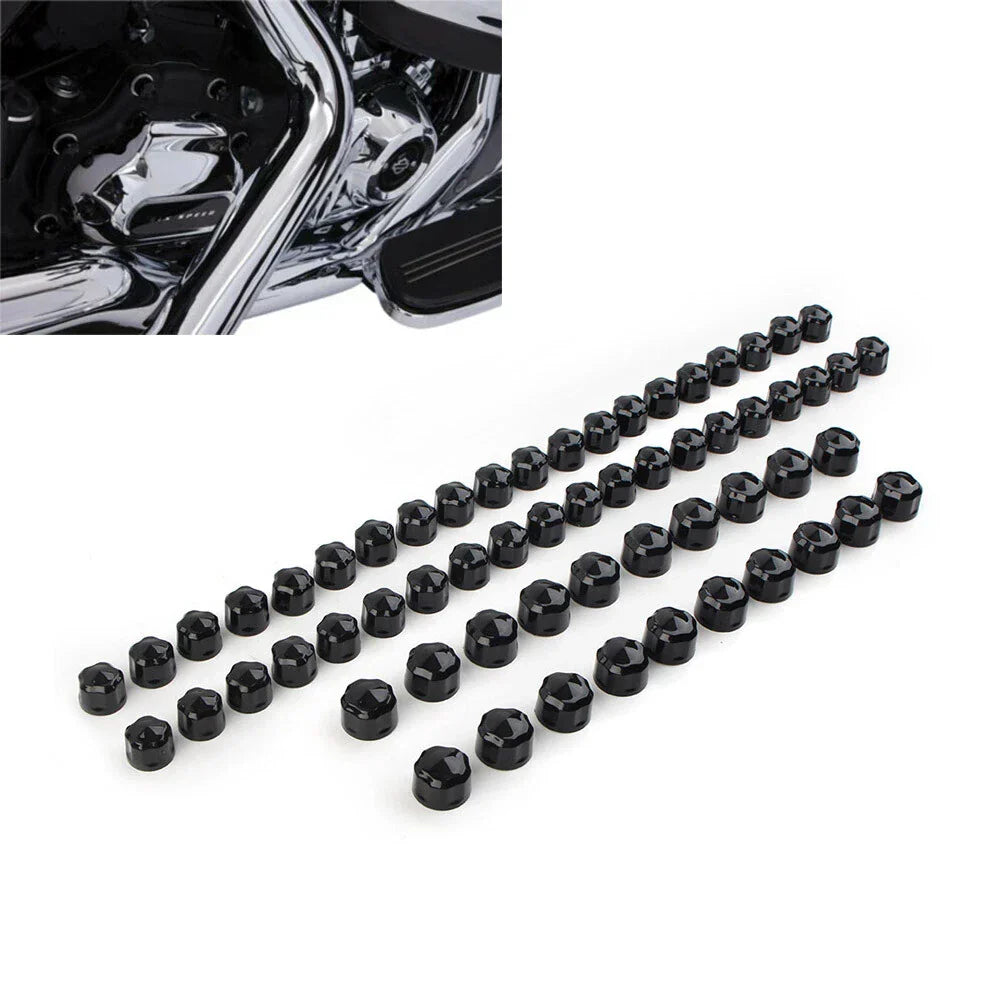 Engine Bolt Caps Cover for Harley Road Glide, Street Glide, Softail (2001-2023)