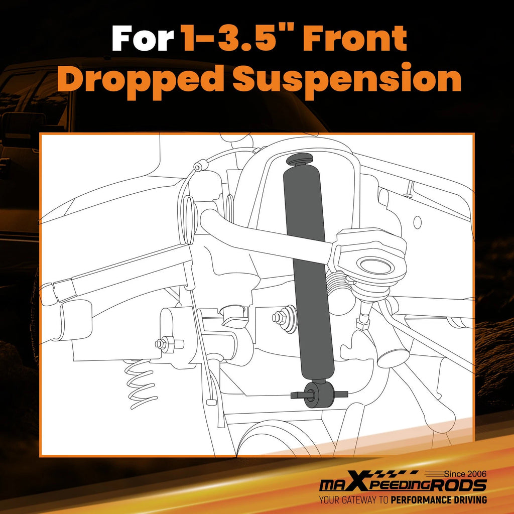 Adjustable Front Strut for Ford F150 4WD (2021–2025) 1-3.5 Inch Drop