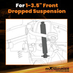 Adjustable Front Strut for Ford F150 4WD (2021–2025) 1-3.5 Inch Drop