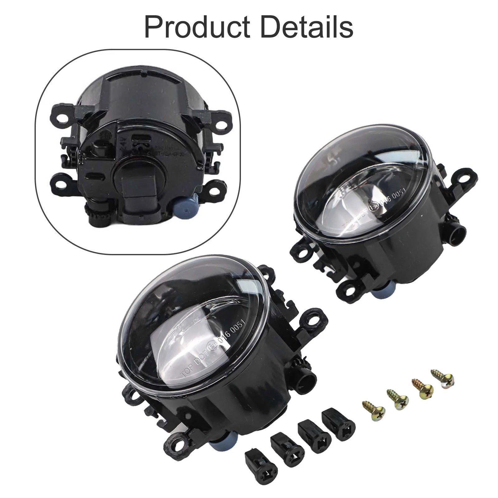 2X Front Bumper Fog Light Lamp for Suzuki SX4/Swift/Grand Vitara/Jimny/Alto