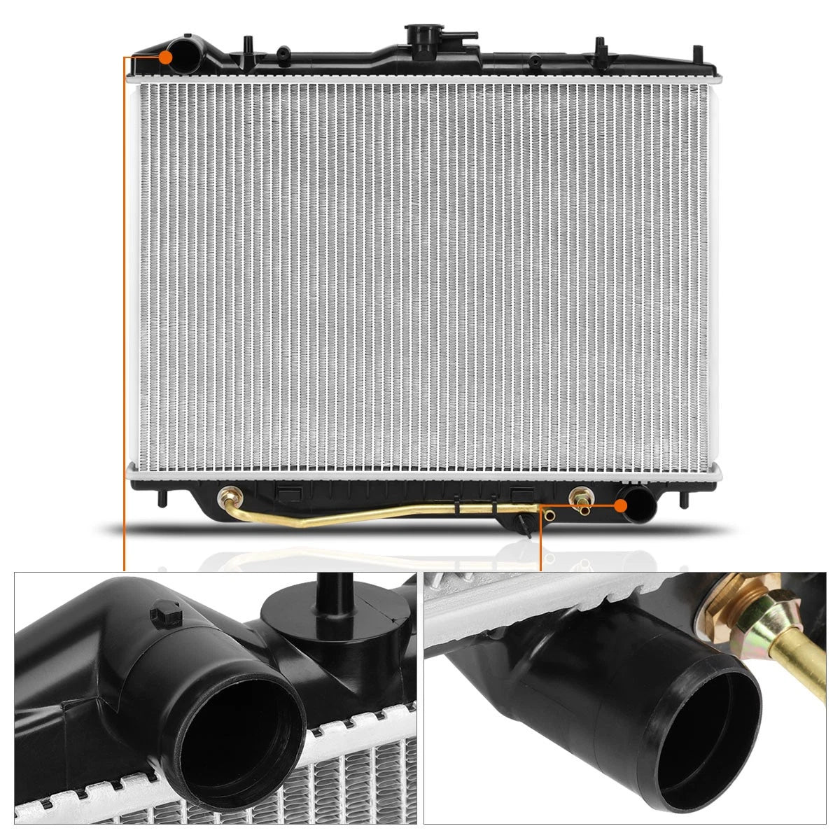 Aluminum Cooling Radiator for Isuzu Rodeo/Amigo 1998–2004 DPI-2195