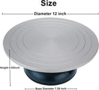 12" Heavy Duty Banding Wheel Turntable with Ball Bearings