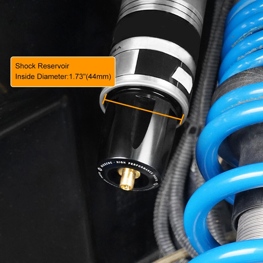 1.73" High Volume Nitrogen Suspension Reservoir End Cap for Series UTV Shocks