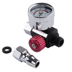 Advanced Air Pressure Regulator Tool with Barometer and Nozzle Attachment