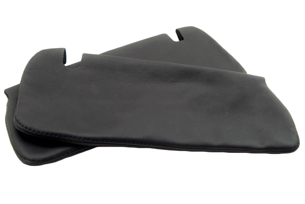 Leather Synthetic Sunvisors for BMW E36 E46 (1992–2004) Black