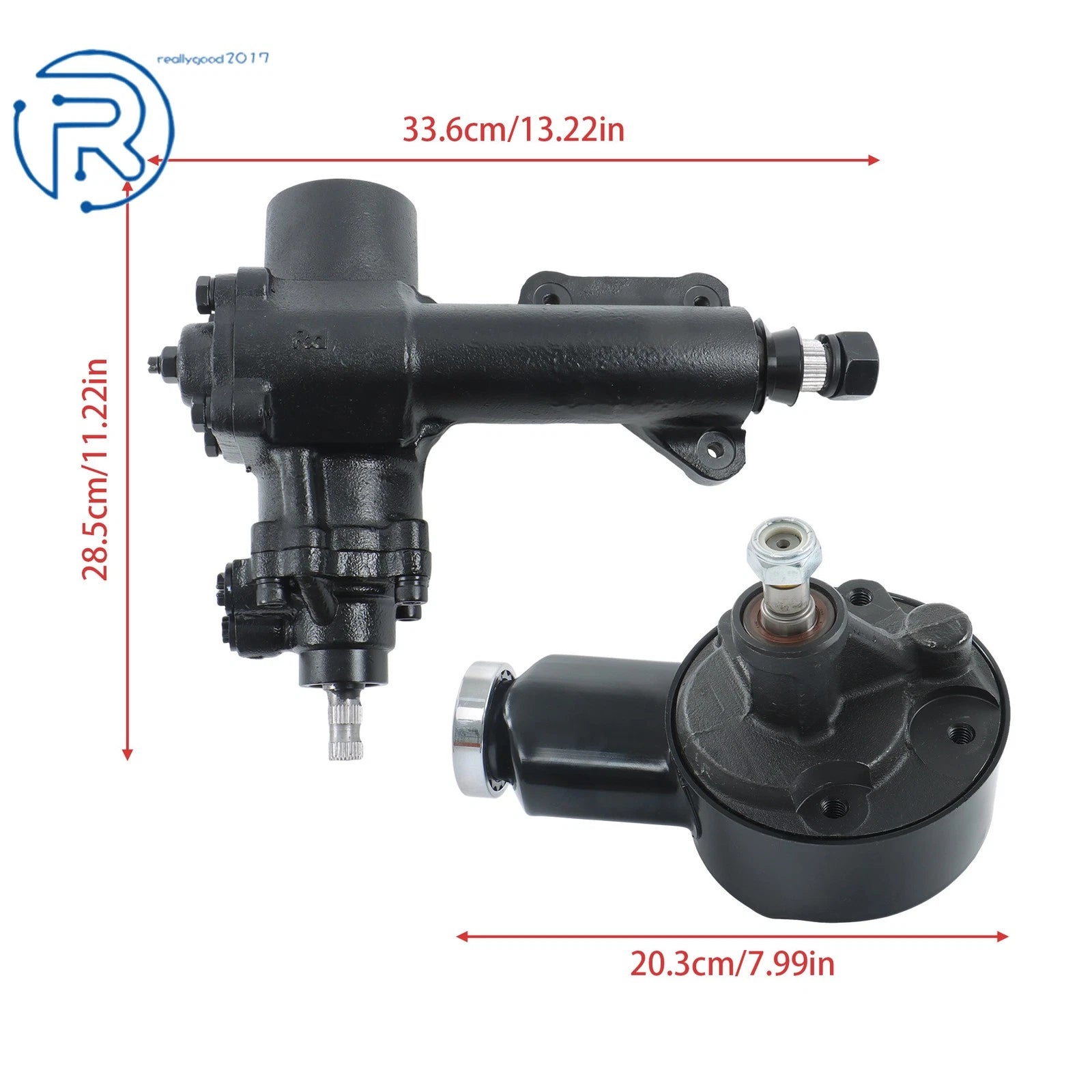 Power Steering Conversion Gear Box Kit for Chevy Bel Air 210 (1955-1957)