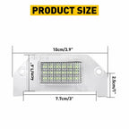 2X LED Rear License Plate Light for Dodge Charger (2013–2016)