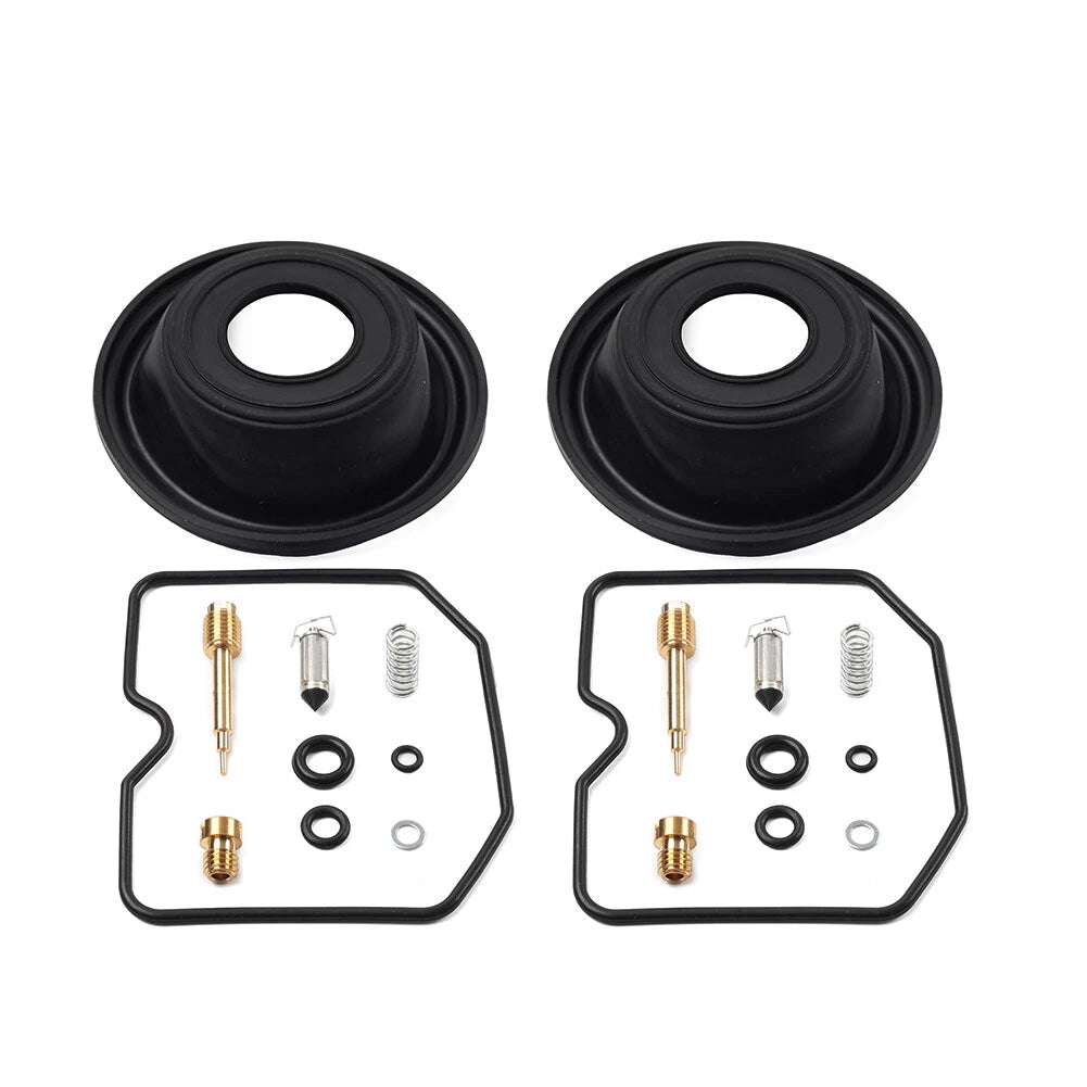 2 Sets Carburetor Repair Kit Diaphragm for Kawasaki KLE400 KLE500 (1991–2007)