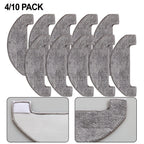 Set of 4 Microfiber Mop Pads for Midea VCR S6 Plus Robot Vacuum