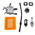 Carburetor Air Fuel Filter Kit for Stihl FS400 FS450 FS480 (4128 120 0602)