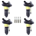 Set of 4 Ignition Coils & Iridium Spark Plugs for Canyon Colorado (2004–2012)